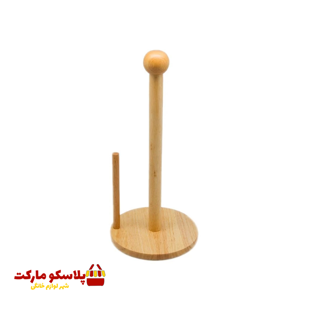 جا دستمال رولی لیمون مدل پایه چوبی کد 506