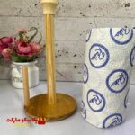 جا دستمال رولی لیمون مدل پایه چوبی کد 506
