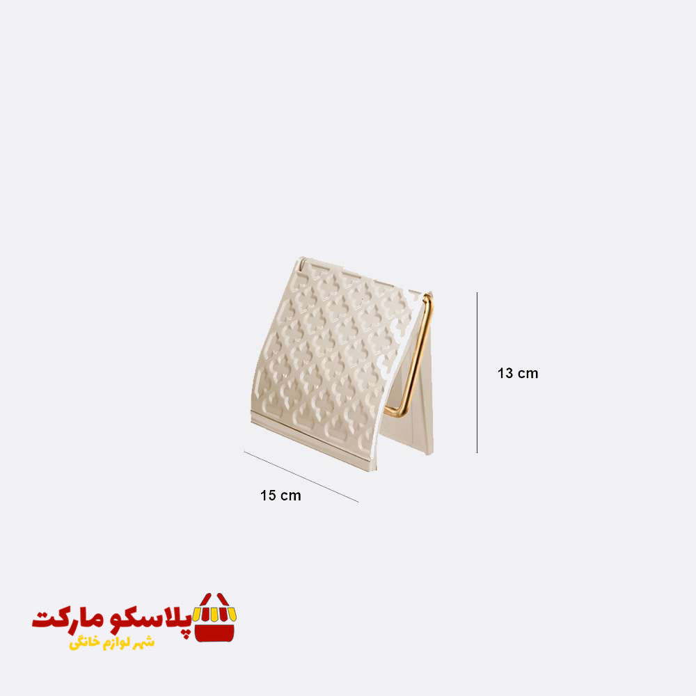 جا دستمال رولی کوچک لیمون مدل دیواری طرح گل کد 505