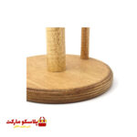 جا دستمال گردو مدل چوبی کد 533