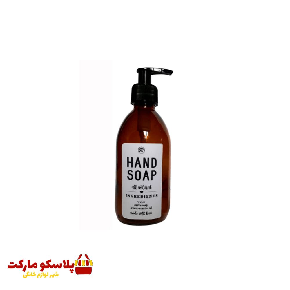 جا مایع شیشه ای تاپ 300 میلی لیتر کد 1551