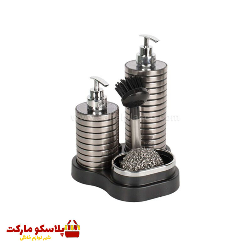 ست جا مایع ظرفشویی 2 عددی گیلبرت مدل گرد کد 1589