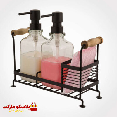 ست جا مایع فلزی لیمون مدل استند دار کد 1593