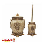 ست سرویس بهداشتی 5 پارچه مدل ماهیچه مرمر کد 1009