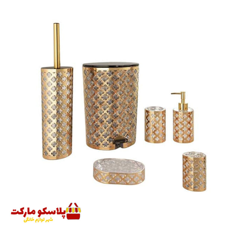ست سرویس بهداشتی 6 تکه لیمون کد 1035