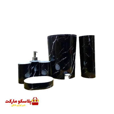 ست سرویس بهداشتی 6 پارچه لیمون مدل ماربل کد 1025