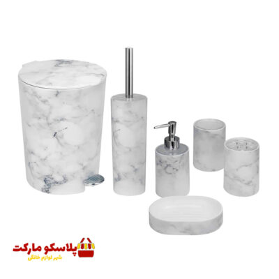 ست سرویس بهداشتی 6 پارچه لیمون کد 1013