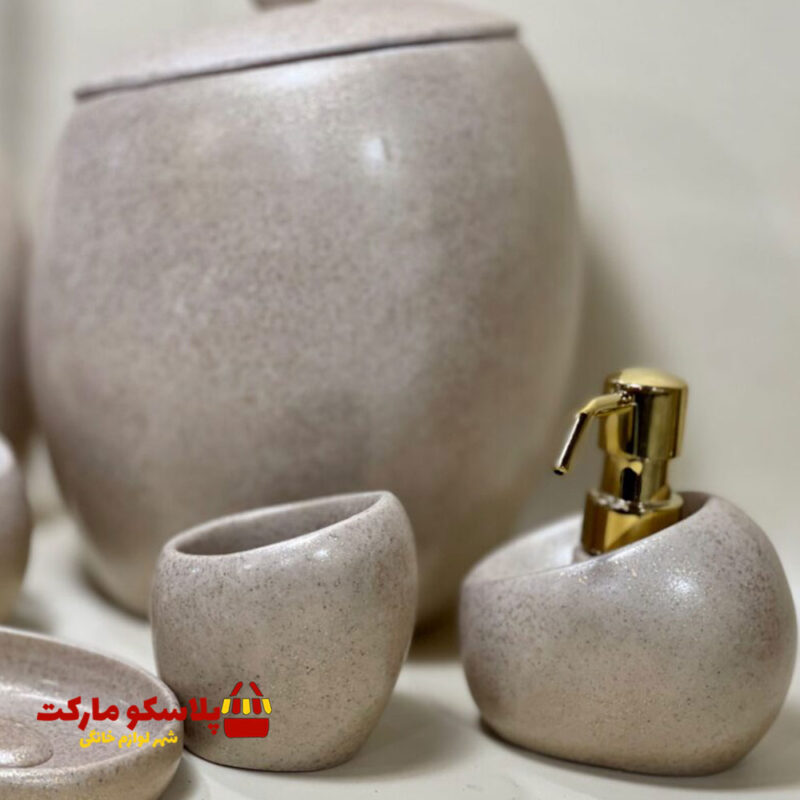 ست سرویس بهداشتی 6 پارچه مدل مدرن کد 1028