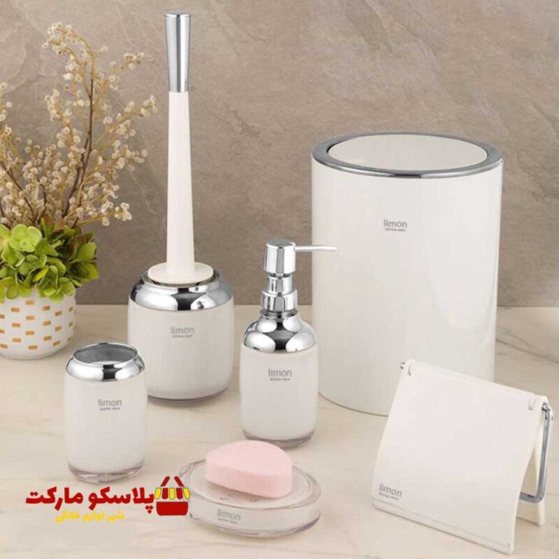 ست سرویس بهداشتی دوجداره لیمون مدل رومانتیک کد 1045