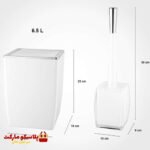 ست سطل و فرچه دو جداره لیمون طرح کلاسیک کد 1069