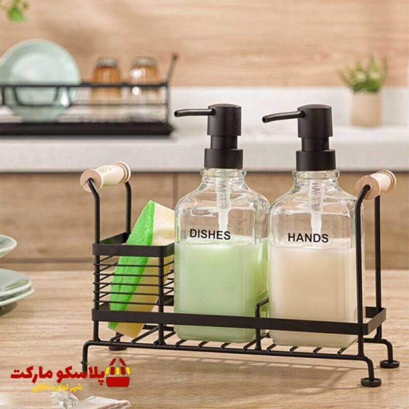 ست جا مایع فلزی لیمون مدل استند دار کد 1593